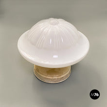 Load image into Gallery viewer, White glass and grey metal Liberty wall lamps, 1920s