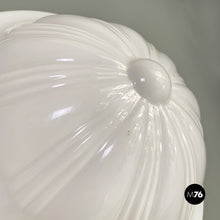 Load image into Gallery viewer, White glass and grey metal Liberty wall lamps, 1920s