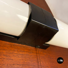 Load image into Gallery viewer, White opaline glass wall lamps, 1960s