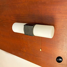 Load image into Gallery viewer, White opaline glass wall lamps, 1960s