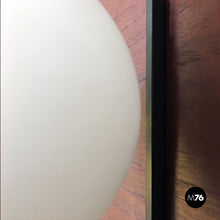 Load image into Gallery viewer, Opaline glass and brass wall lamp, 1950s