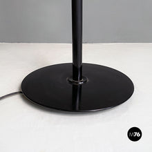 Load image into Gallery viewer, Black and white metal floor lamp, 1980s
