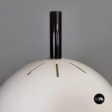 Load image into Gallery viewer, Black and white metal floor lamp, 1980s