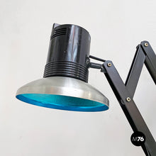 画像をギャラリービューアに読み込む, Black pantograph wall lamp, 1970s