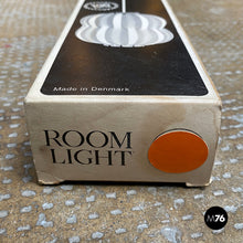 Load image into Gallery viewer, Orange plastic Room Light model chandelier, 1960s