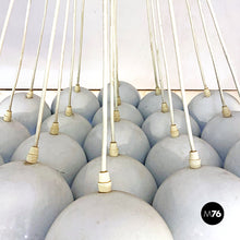 Load image into Gallery viewer, White chandelier with 19 light, 1970s