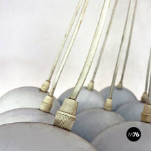 Load image into Gallery viewer, White chandelier with 19 light, 1970s