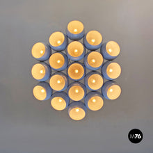 Load image into Gallery viewer, White chandelier with 19 light, 1970s