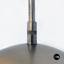 Load image into Gallery viewer, Opalin glass chanderlier with central steel rod, 1970s