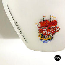 Load image into Gallery viewer, Opaline glass chandelier, 1960s