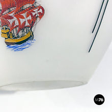 Load image into Gallery viewer, Opaline glass chandelier, 1960s