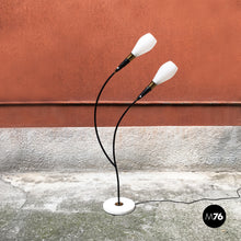 画像をギャラリービューアに読み込む, Curved floor lamp, 1950s