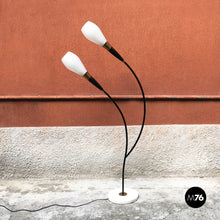 画像をギャラリービューアに読み込む, Curved floor lamp, 1950s