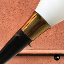 画像をギャラリービューアに読み込む, Curved floor lamp, 1950s