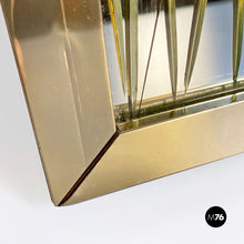 Load image into Gallery viewer, Mirror with brass frame and decorations by Crystal Art 1950s