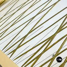 Load image into Gallery viewer, Mirror with brass frame and decorations by Crystal Art 1950s