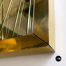 Load image into Gallery viewer, Mirror with brass frame and decorations by Crystal Art 1950s