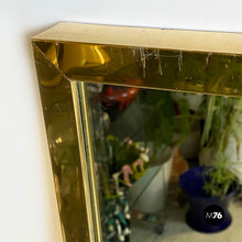 Load image into Gallery viewer, Mirror with brass frame and decorations by Crystal Art 1950s