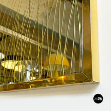 Load image into Gallery viewer, Mirror with brass frame and decorations by Crystal Art 1950s