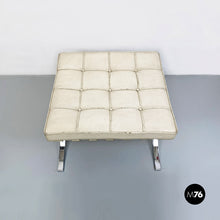 Load image into Gallery viewer, Barcelona pouf or footrest by Mies Van Der Rohe for Knoll, 1970s