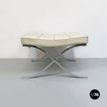Load image into Gallery viewer, Barcelona pouf or footrest by Mies Van Der Rohe for Knoll, 1970s