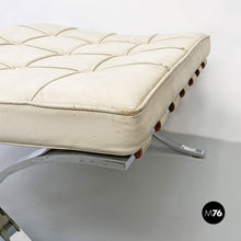 Load image into Gallery viewer, Barcelona pouf or footrest by Mies Van Der Rohe for Knoll, 1970s