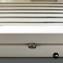 Load image into Gallery viewer, Neon backlit square mirror by Gianni Celada for Fontana Arte, 1970s