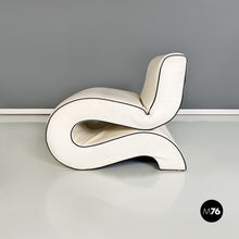 画像をギャラリービューアに読み込む, Leather armchair by Augusto Betti for Habitat Faenza, 1970s