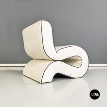 画像をギャラリービューアに読み込む, Leather armchair by Augusto Betti for Habitat Faenza, 1970s