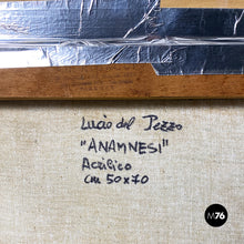 Load image into Gallery viewer, Anamnesi acrylic paint work on canvas by Lucio Del Pezzo, 1960s