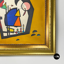 Load image into Gallery viewer, Anamnesi acrylic paint work on canvas by Lucio Del Pezzo, 1960s