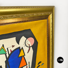 Load image into Gallery viewer, Anamnesi acrylic paint work on canvas by Lucio Del Pezzo, 1960s