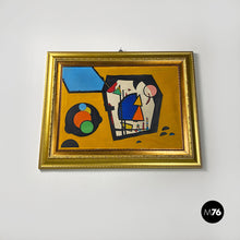 Load image into Gallery viewer, Anamnesi acrylic paint work on canvas by Lucio Del Pezzo, 1960s