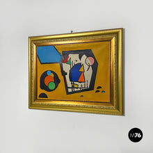 Load image into Gallery viewer, Anamnesi acrylic paint work on canvas by Lucio Del Pezzo, 1960s