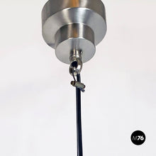 Load image into Gallery viewer, Opal glass and metal Omega chandelier by Vico Magistretti for Artemide, 1962