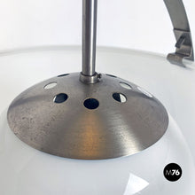 Load image into Gallery viewer, Opal glass and metal Omega chandelier by Vico Magistretti for Artemide, 1962