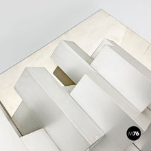 将图片加载到图库查看器,Chromed steel decorative wall lamp, 1970s