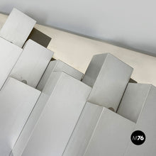 将图片加载到图库查看器,Chromed steel decorative wall lamp, 1970s