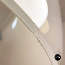 Load image into Gallery viewer, Opaline glass and metal Omega chandelier by Vico Magistetti for Artemide, 1962