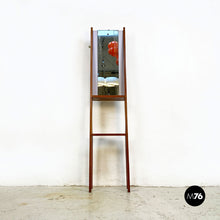 画像をギャラリービューアに読み込む, Freestanding full-length mirror with wooden structure, 1960s