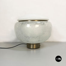 Load image into Gallery viewer, Murano glass and steel table lamps, 1960s