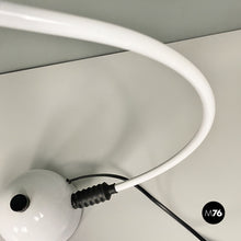 Load image into Gallery viewer, White and black metal adjustable table lamp, 1980s