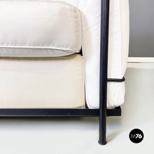 画像をギャラリービューアに読み込む, Lc2 sofa by Le Corbusier, Jeanneret and Perriand for Cassina, 1980s