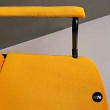 Load image into Gallery viewer, Stackable Movie chair with armrest by Mario Marenco for Poltrona Frau, 1970s