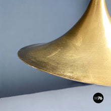 画像をギャラリービューアに読み込む, Metal Semi chandelier by Bonderup & Thorup for Fog & Morup, 1970s