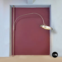 Load image into Gallery viewer, Metal telescopical arc lamp by Pirro Cuniberti for Sirrah, 1970s