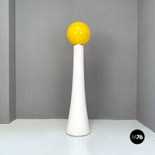 Load image into Gallery viewer, Plastic and yellow glass floor lamp by Annig Sarian for Kartell, 1970s