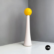 Load image into Gallery viewer, Plastic and yellow glass floor lamp by Annig Sarian for Kartell, 1970s