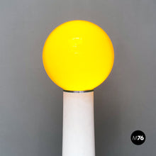 Load image into Gallery viewer, Plastic and yellow glass floor lamp by Annig Sarian for Kartell, 1970s