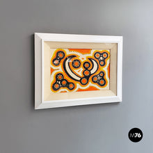 Load image into Gallery viewer, Abstract painting with relief motif, 1970s